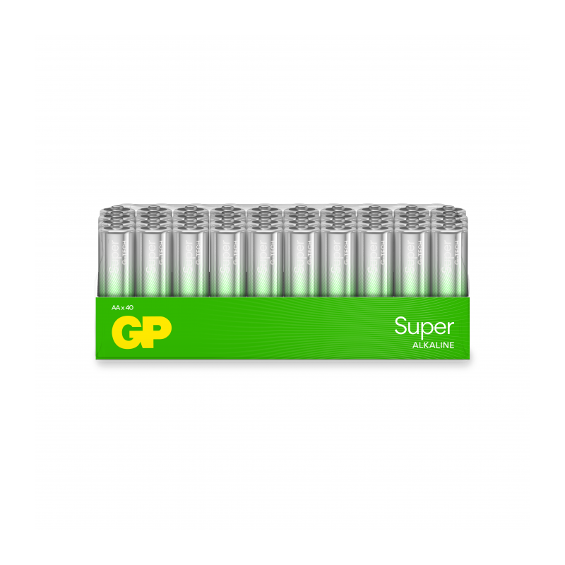 Batteri GP Alkaline AA/R6 40st