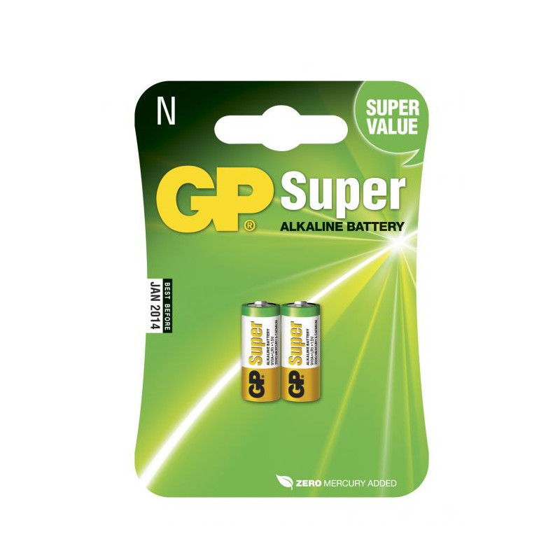 Batteri GP Alkaline N/LR1 2st