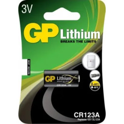 Batteri GP Lithium CR123A