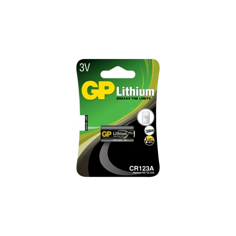 Batteri GP Lithium CR123A