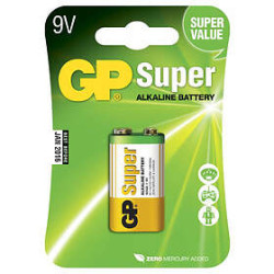 Batteri GP Alkal 9v/6LF22